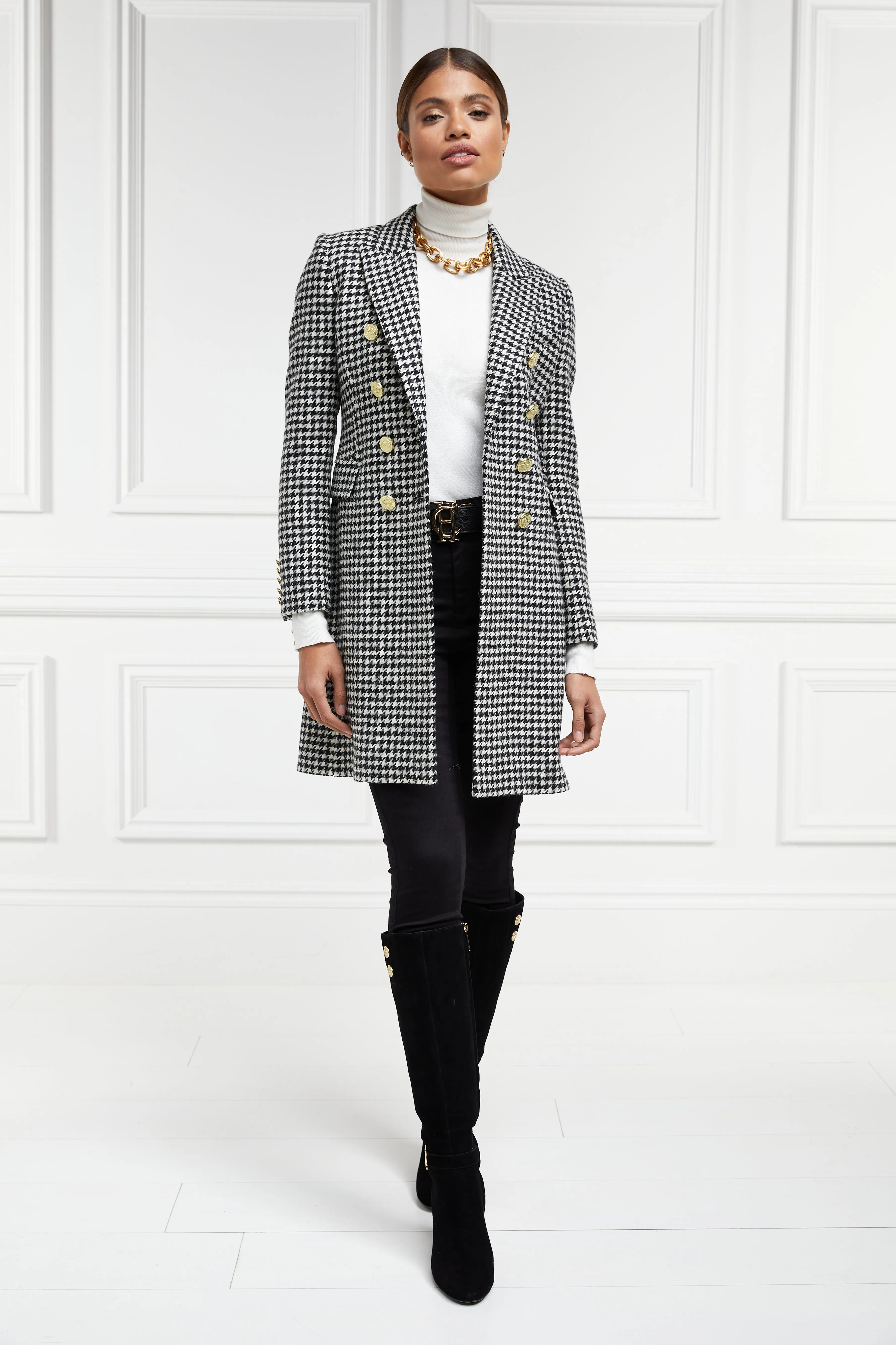 Knightsbridge Coat (Houndstooth)