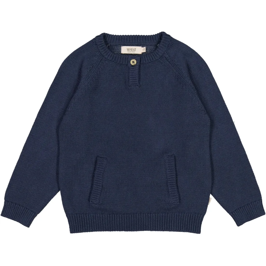 Knit Pullover Dima - sea storm