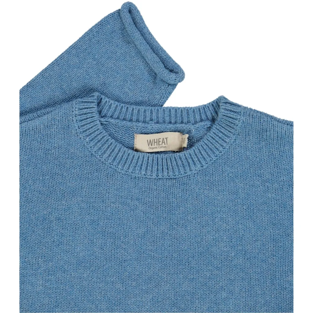 Knit Pullover Gunnar - bluefin melange