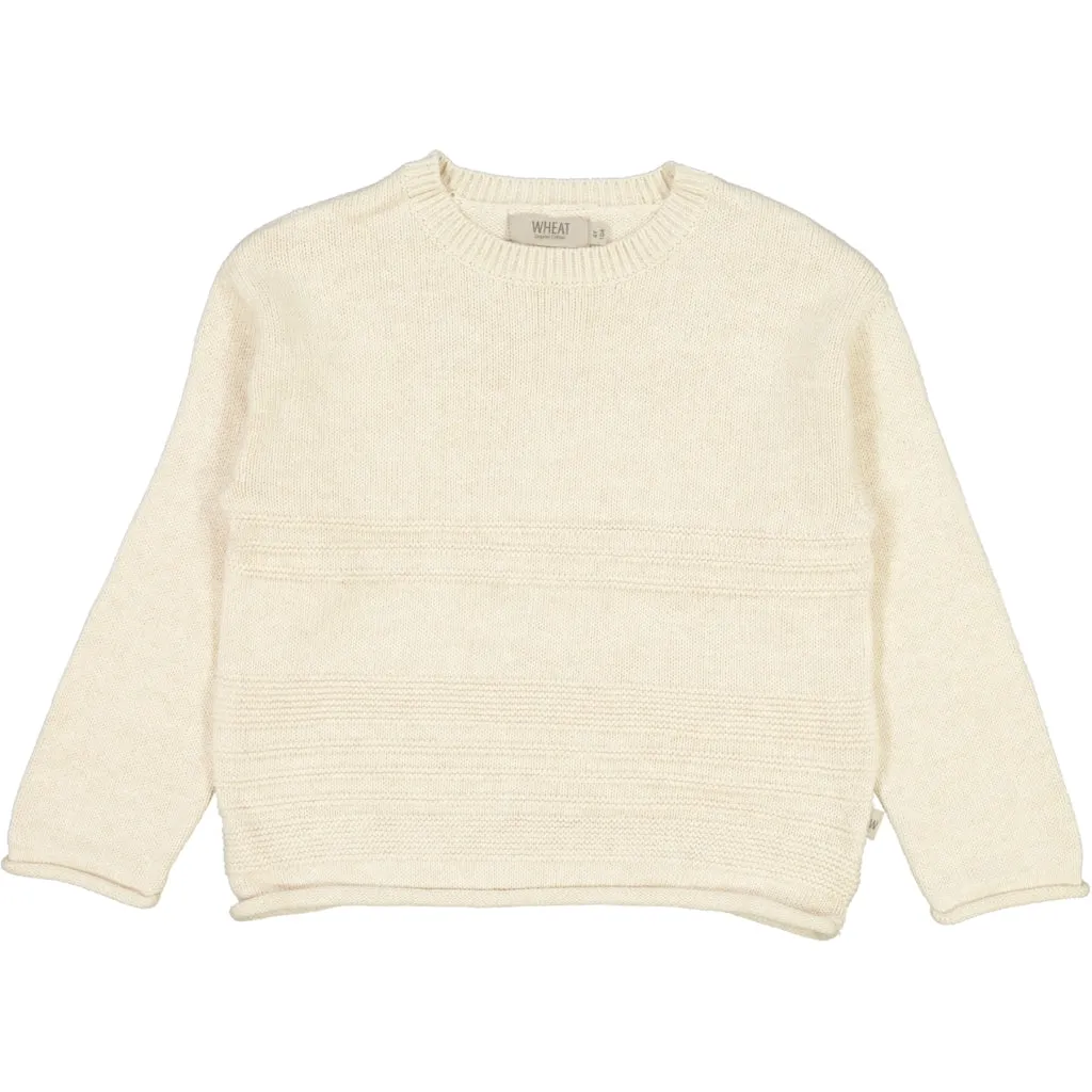 Knit Pullover Gunnar - cloud melange