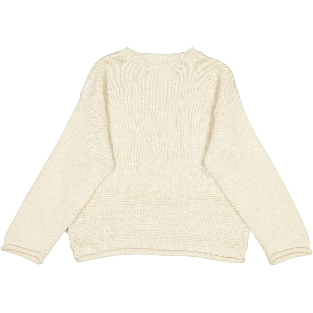 Knit Pullover Gunnar - cloud melange