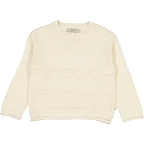 Knit Pullover Gunnar - cloud melange