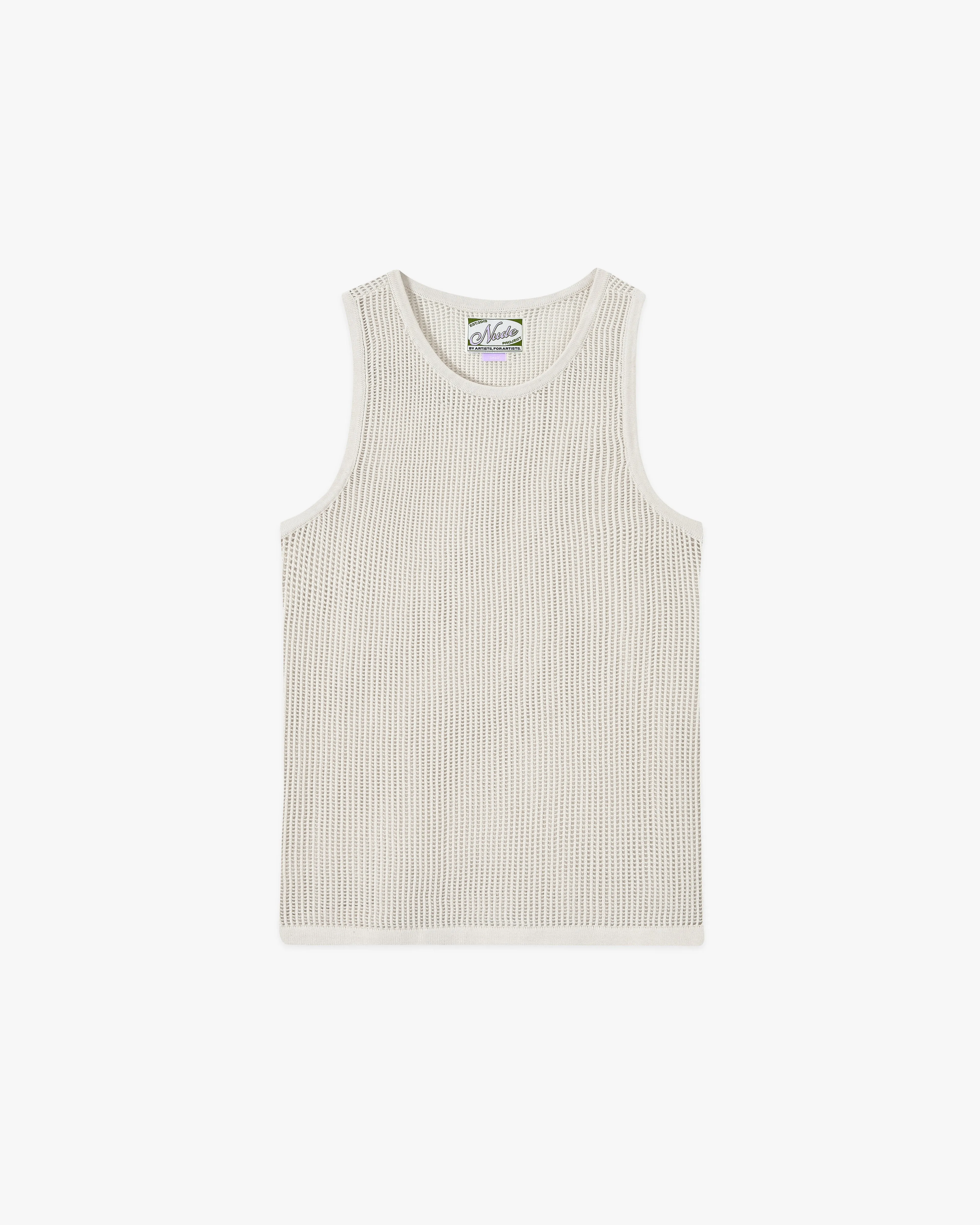 KNIT TANK TOP MARSHMALLOW