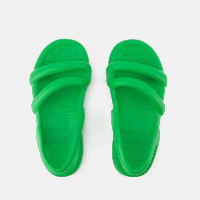 Kobarah Flat Topaz Sandals - Camper - Synthetic - Green