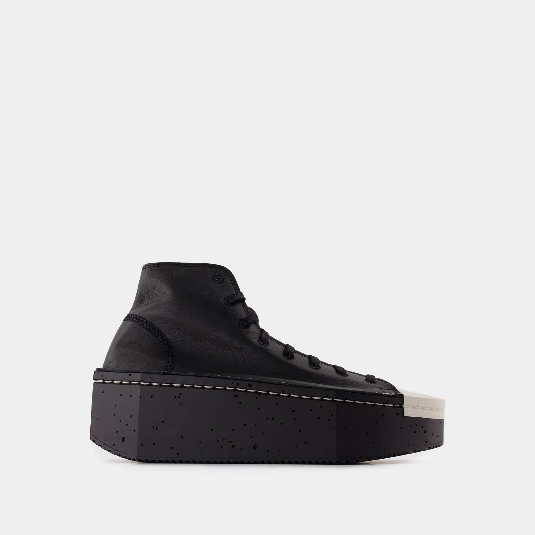 Kyasu Hi Sneakers - Y-3 - Leather - Black