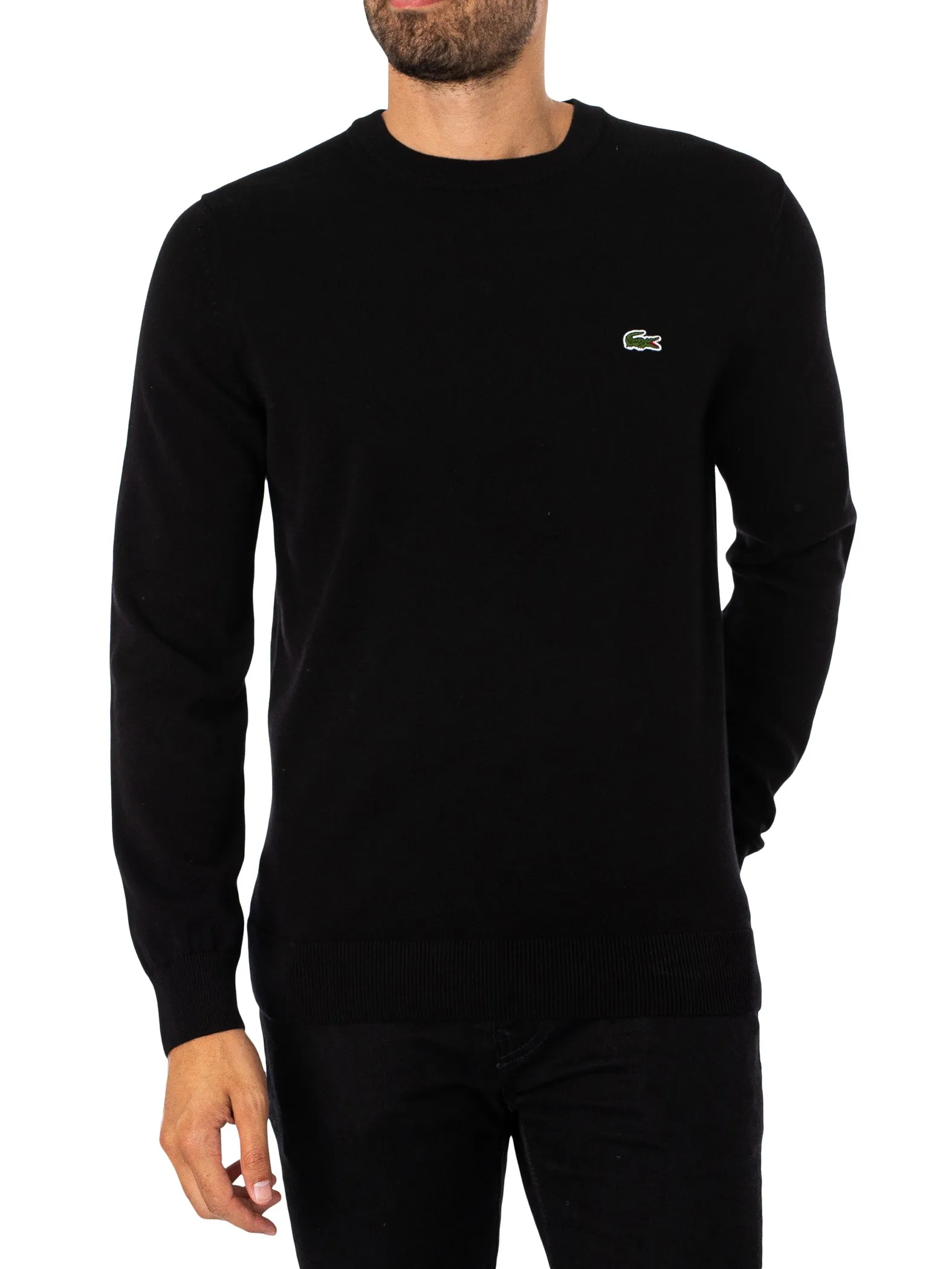 Lacoste Logo Knit - Black