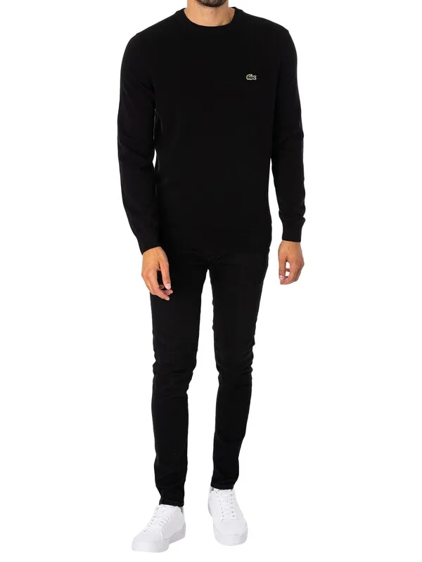 Lacoste Logo Knit - Black