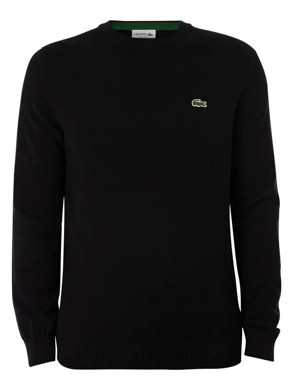 Lacoste Logo Knit - Black