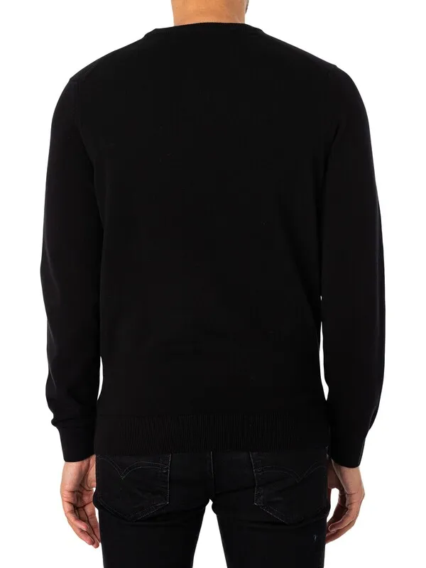 Lacoste Logo Knit - Black