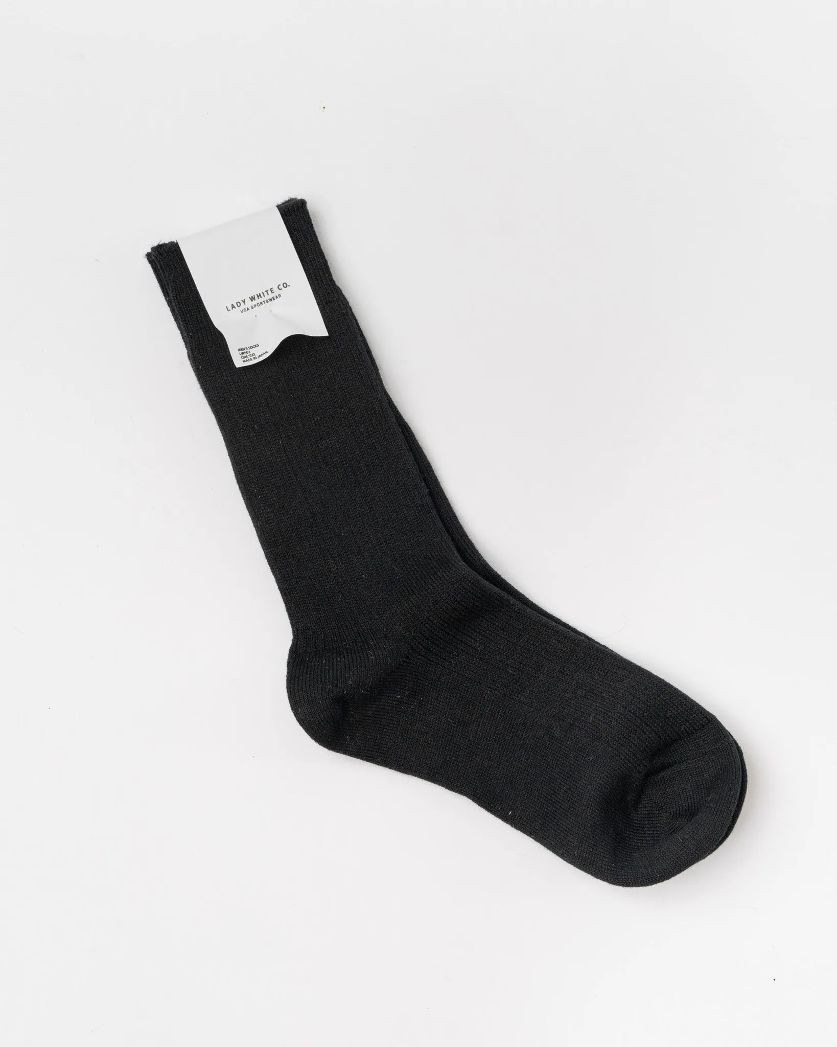 Lady White Co. Black Sock