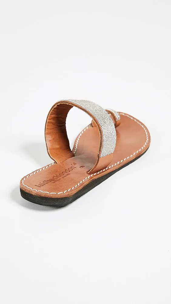 Laidback London   Trent Toe Ring Sandals 