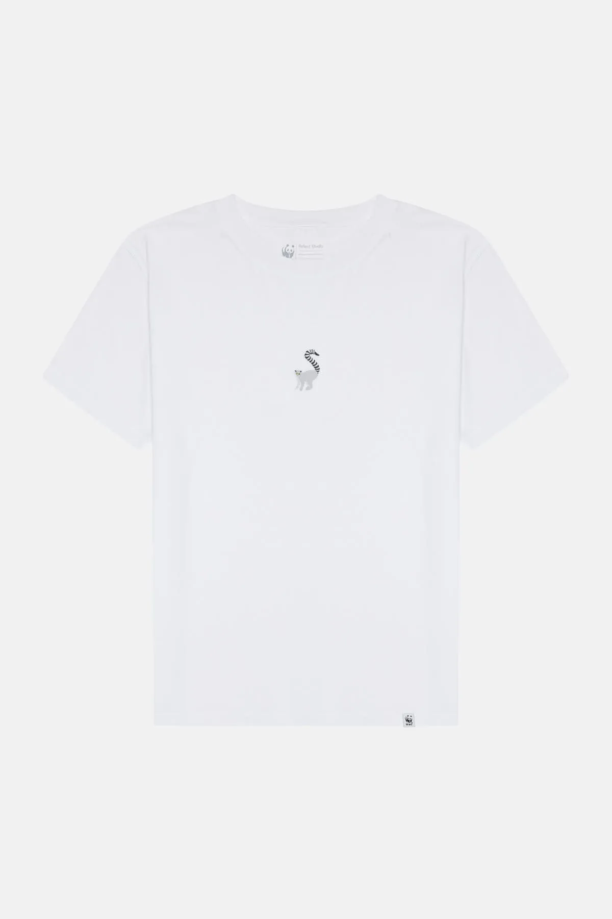 Lemur White Lightweight T-shirt