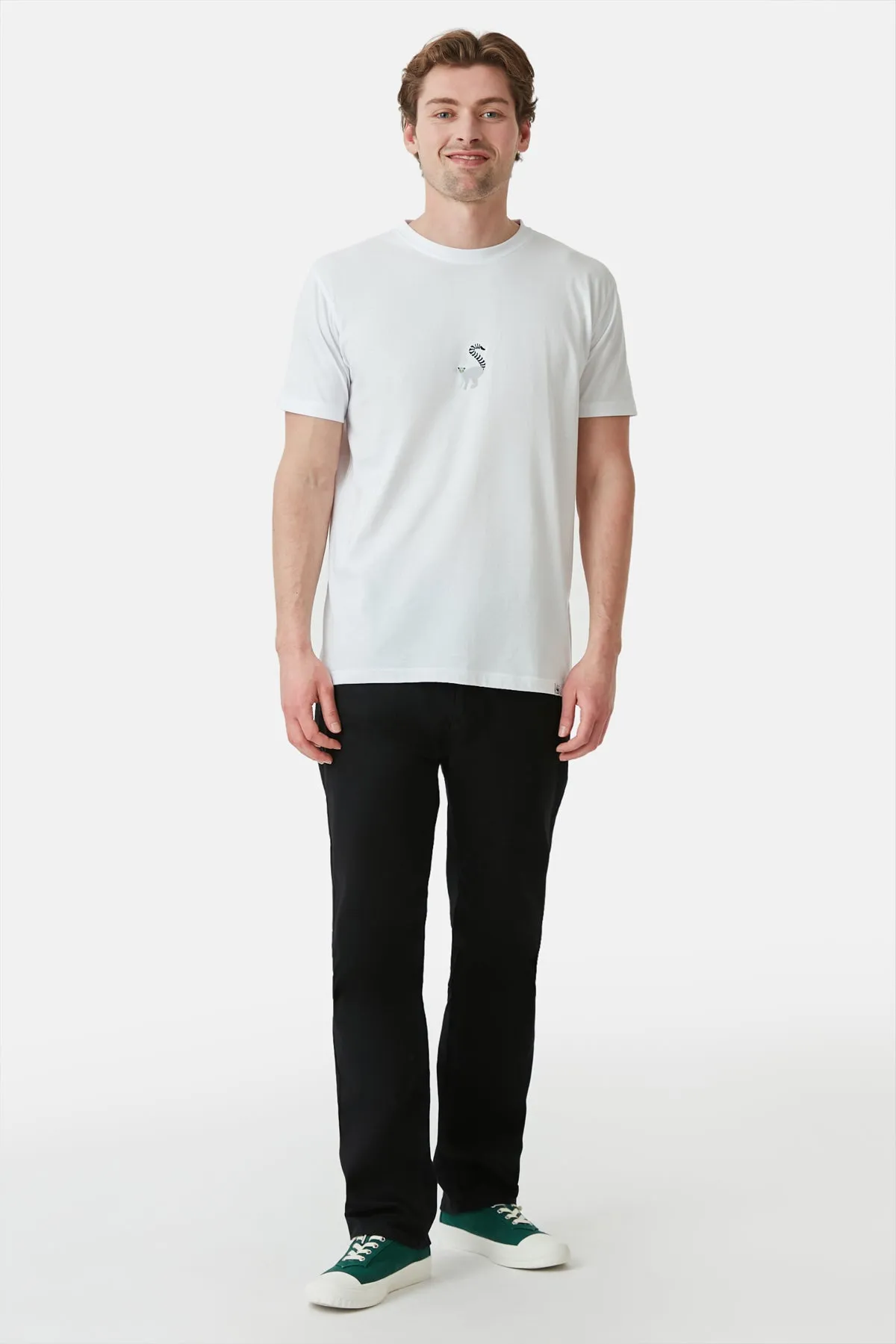 Lemur White Lightweight T-shirt