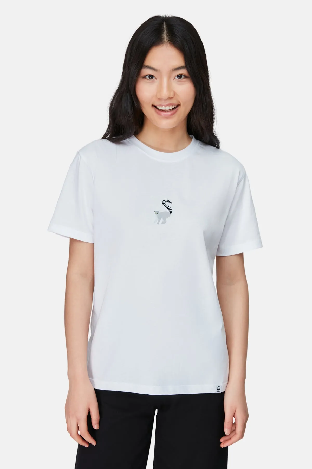 Lemur White Lightweight T-shirt