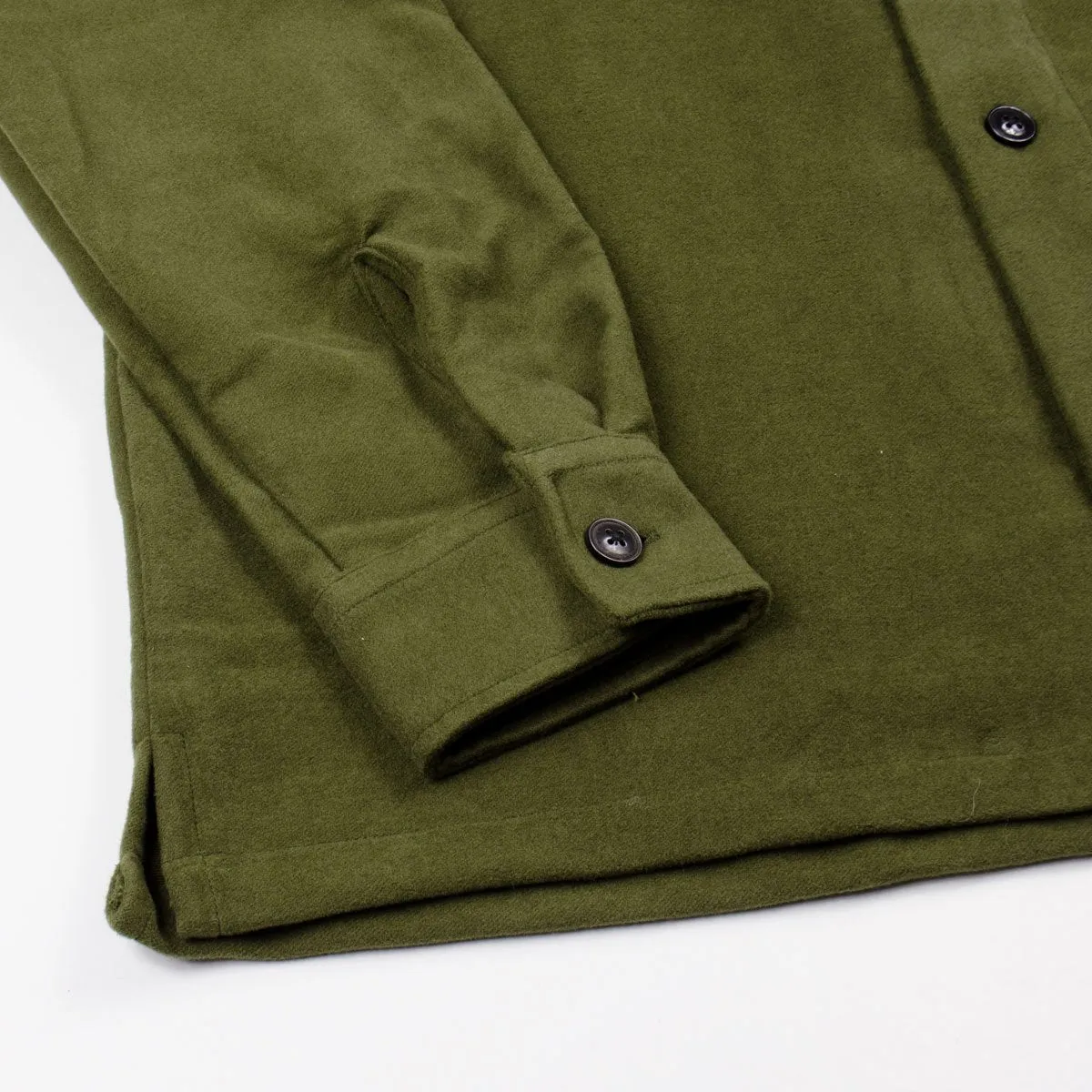 Leo Moleskin Work Shirt in Olive - Toka Toka