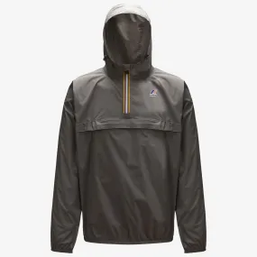 Leon - Packable Quarter Zip Rain Jacket in Grey Smoke