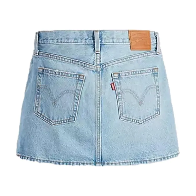 LEVI'S 501 Donna Iconic Skirt Front Jeans Ojai Luxor Ra