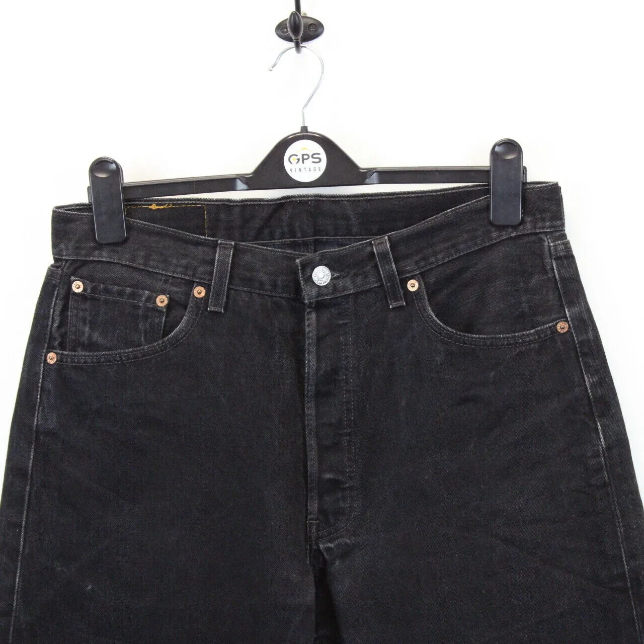 LEVIS 501 Jeans Black Charcoal | W34 L28