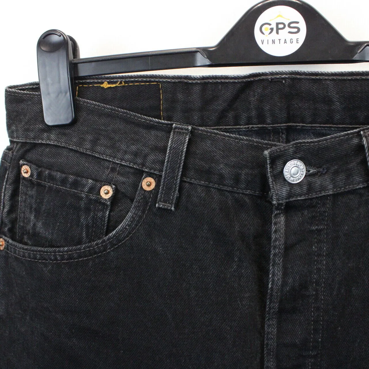 LEVIS 501 Jeans Black Charcoal | W34 L28