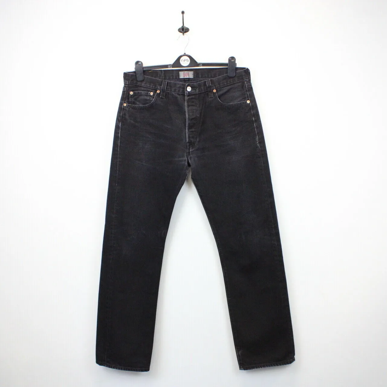 LEVIS 501 Jeans Black Charcoal | W36 L34