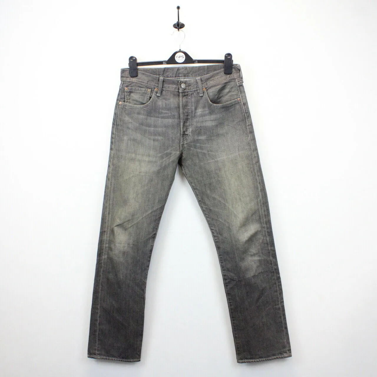 LEVIS 501 Jeans Grey Charcoal | W32 L32