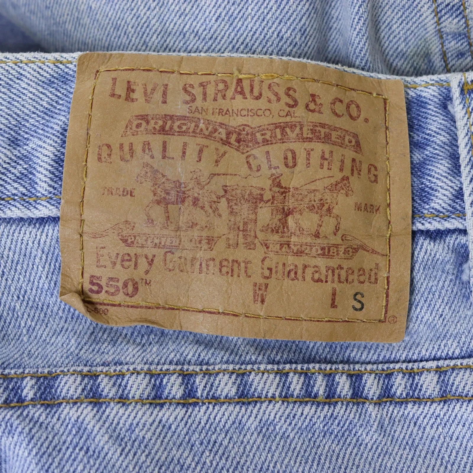 Levi's 550 Blue Jeans