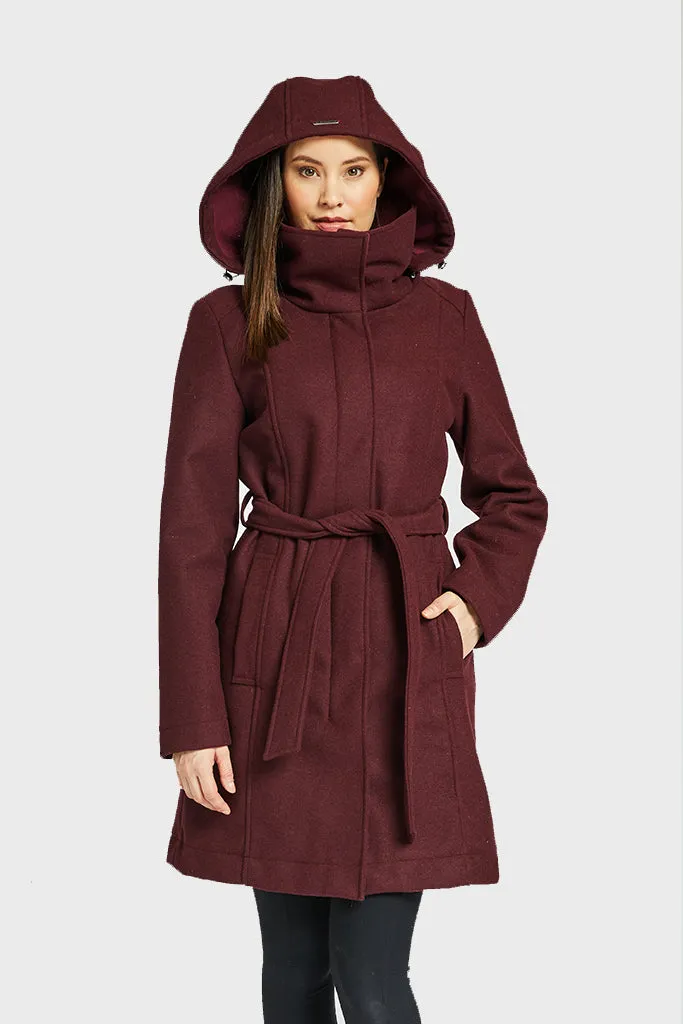 Waterproof Wool Coat Mia Melon