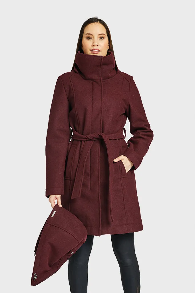 Waterproof Wool Coat Mia Melon