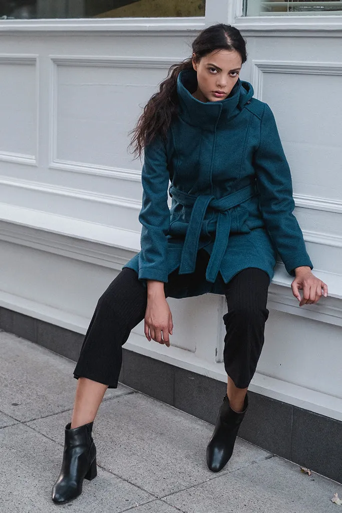 Waterproof Wool Coat Mia Melon