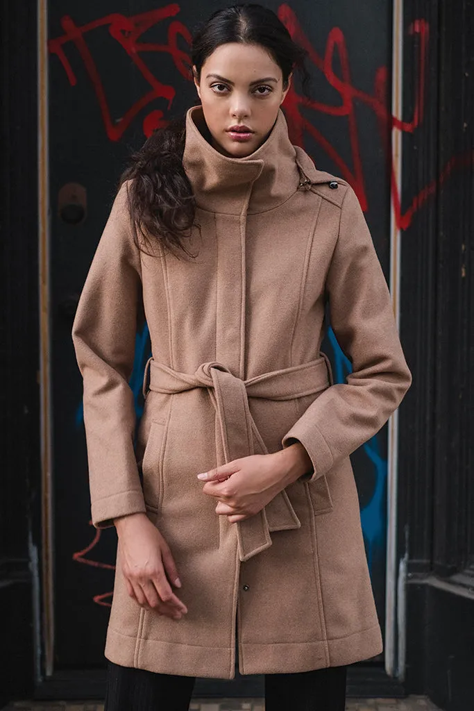 Waterproof Wool Coat Mia Melon