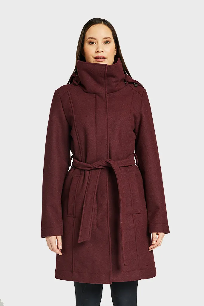 Waterproof Wool Coat Mia Melon