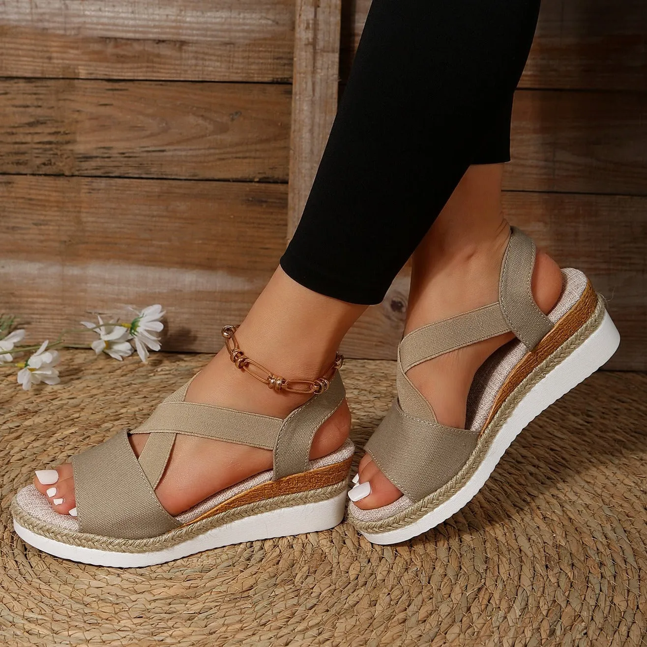 Comfy Wedge Heel Sandals