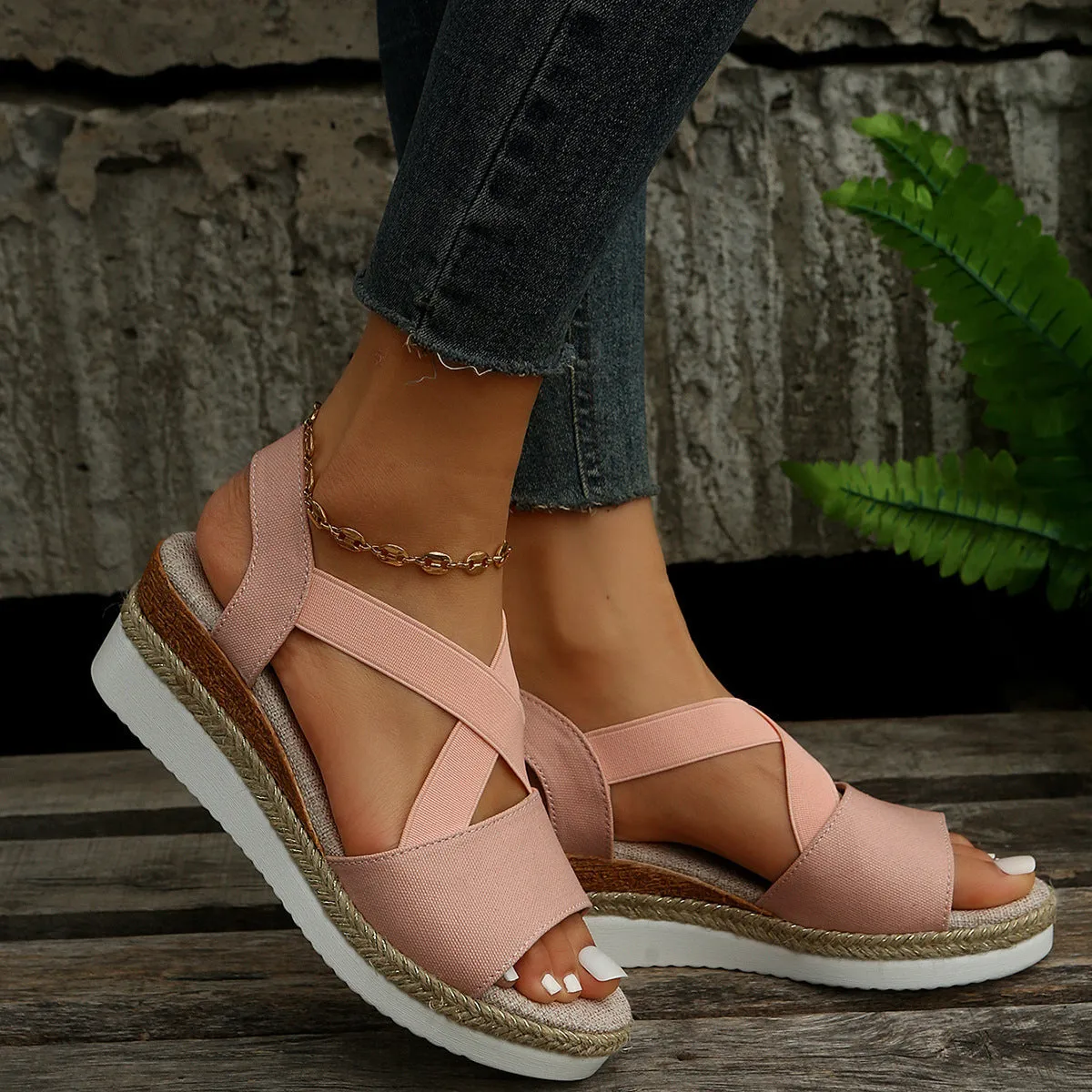 Comfy Wedge Heel Sandals