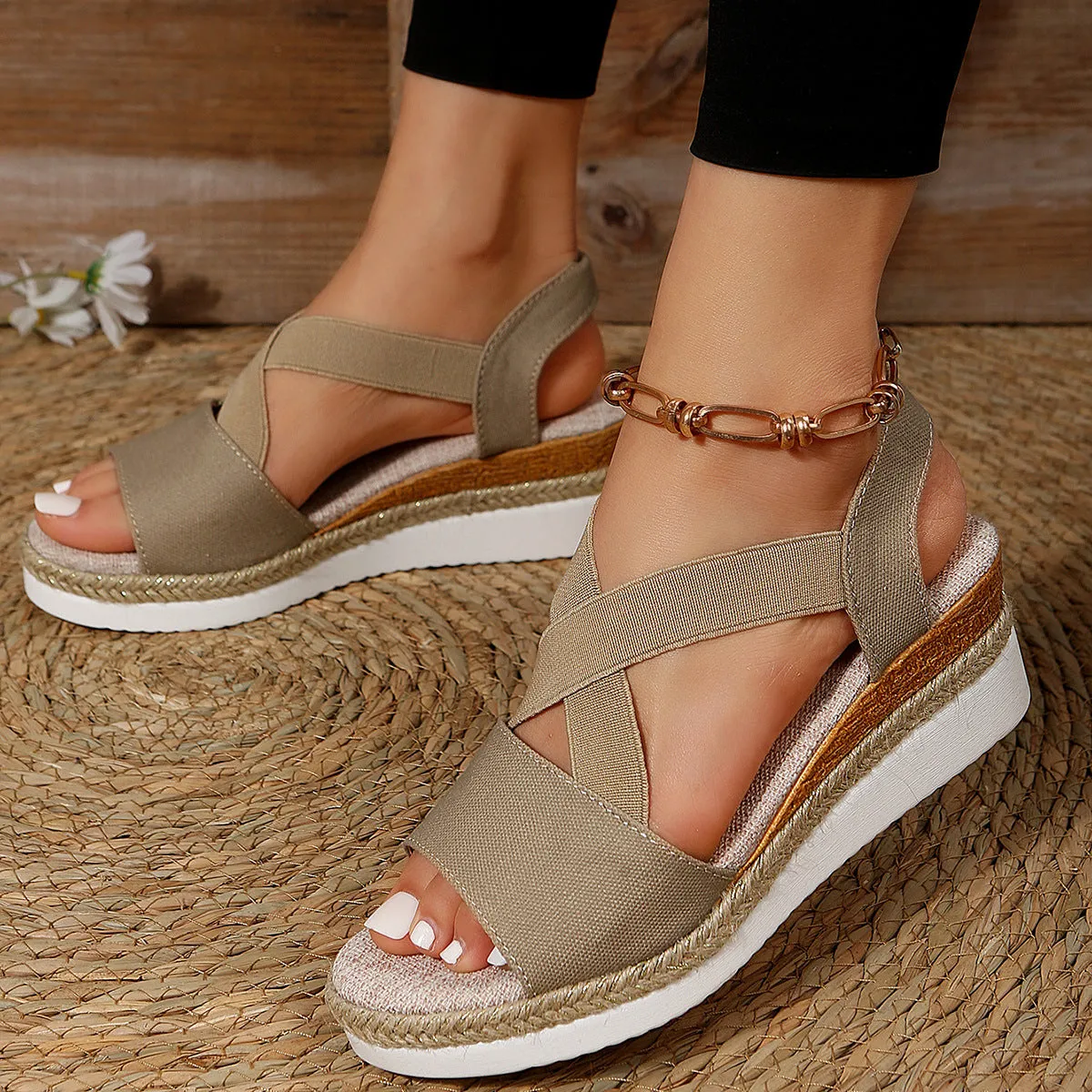 Comfy Wedge Heel Sandals