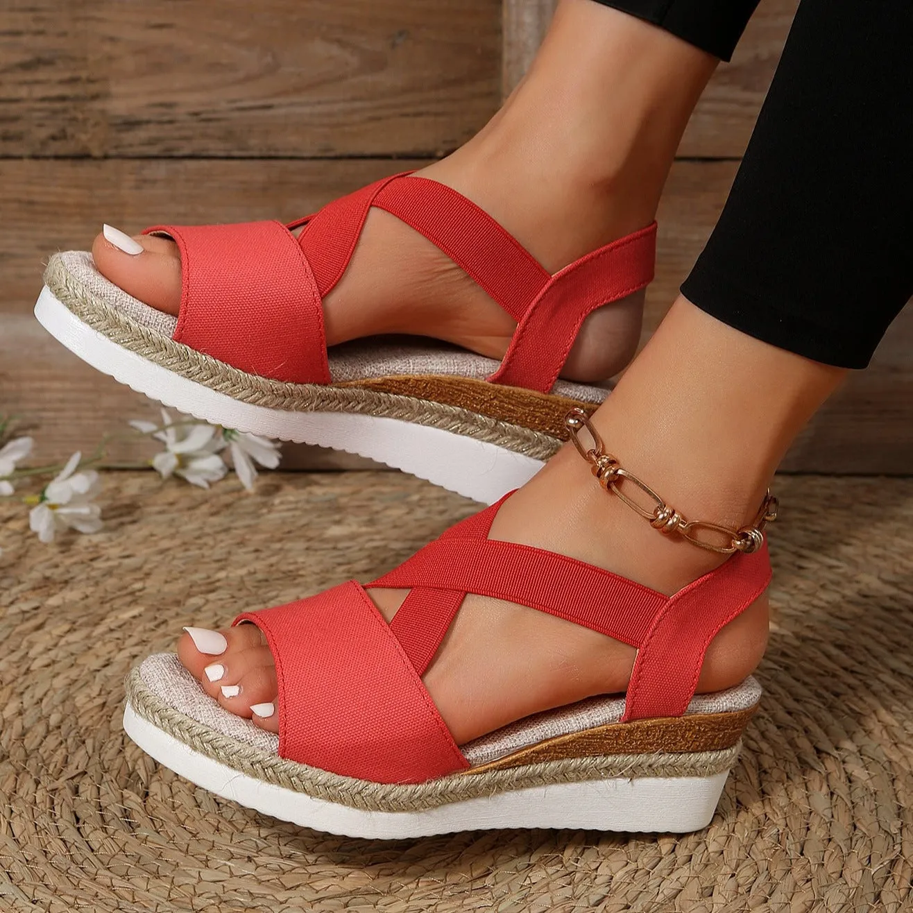 Comfy Wedge Heel Sandals