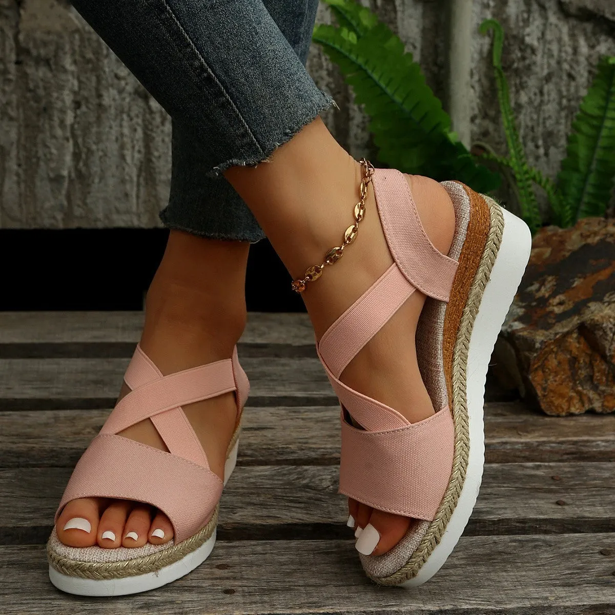 Comfy Wedge Heel Sandals