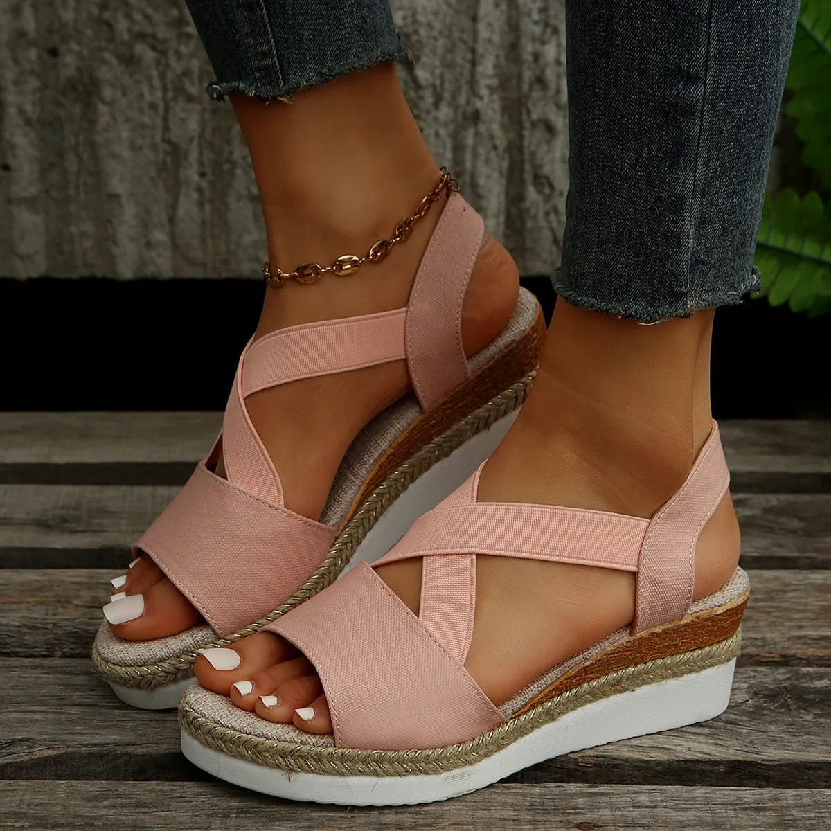 Comfy Wedge Heel Sandals