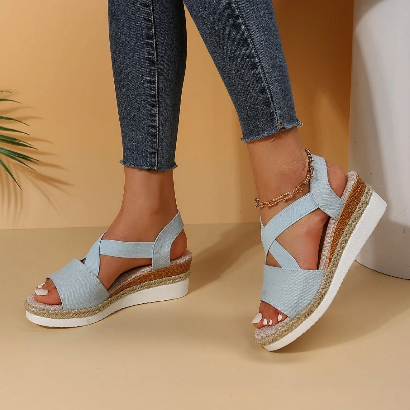 Comfy Wedge Heel Sandals