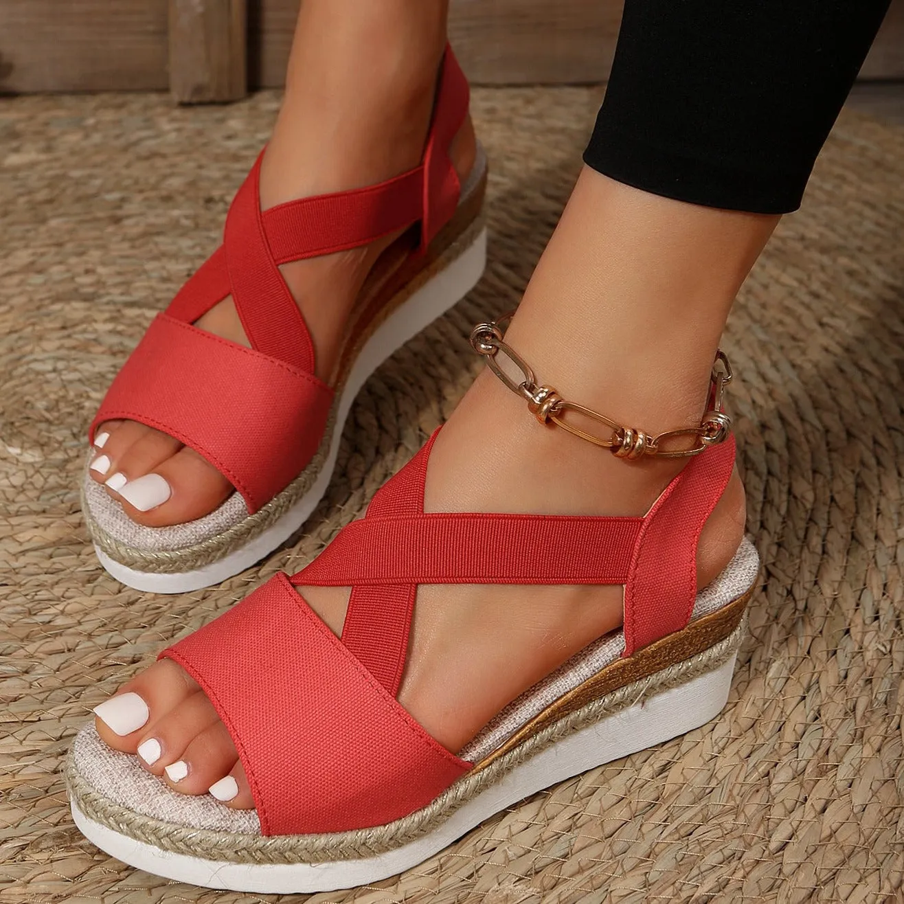 Comfy Wedge Heel Sandals