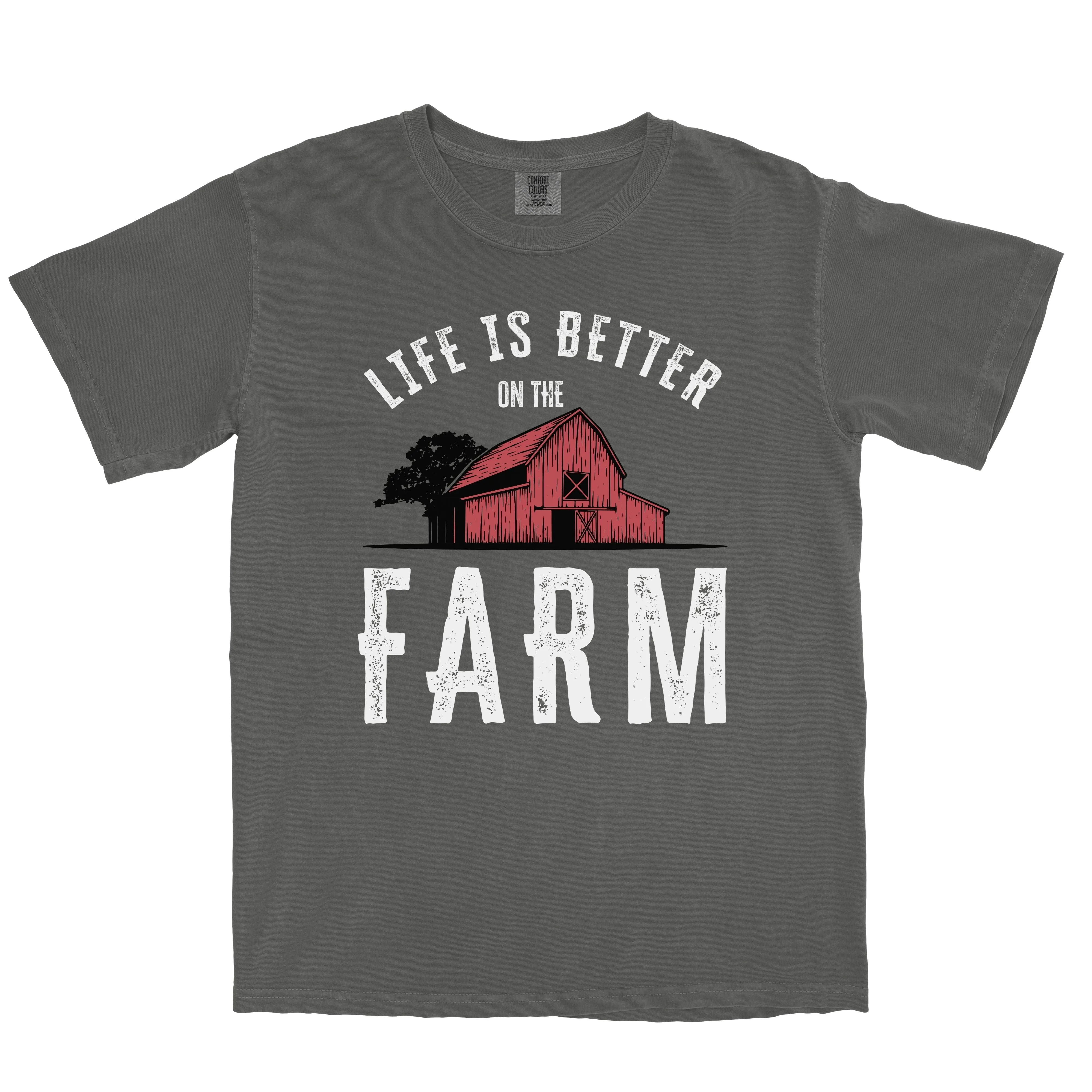 LIFE IS BETTER ON THE FARM RED BARN SHIRT