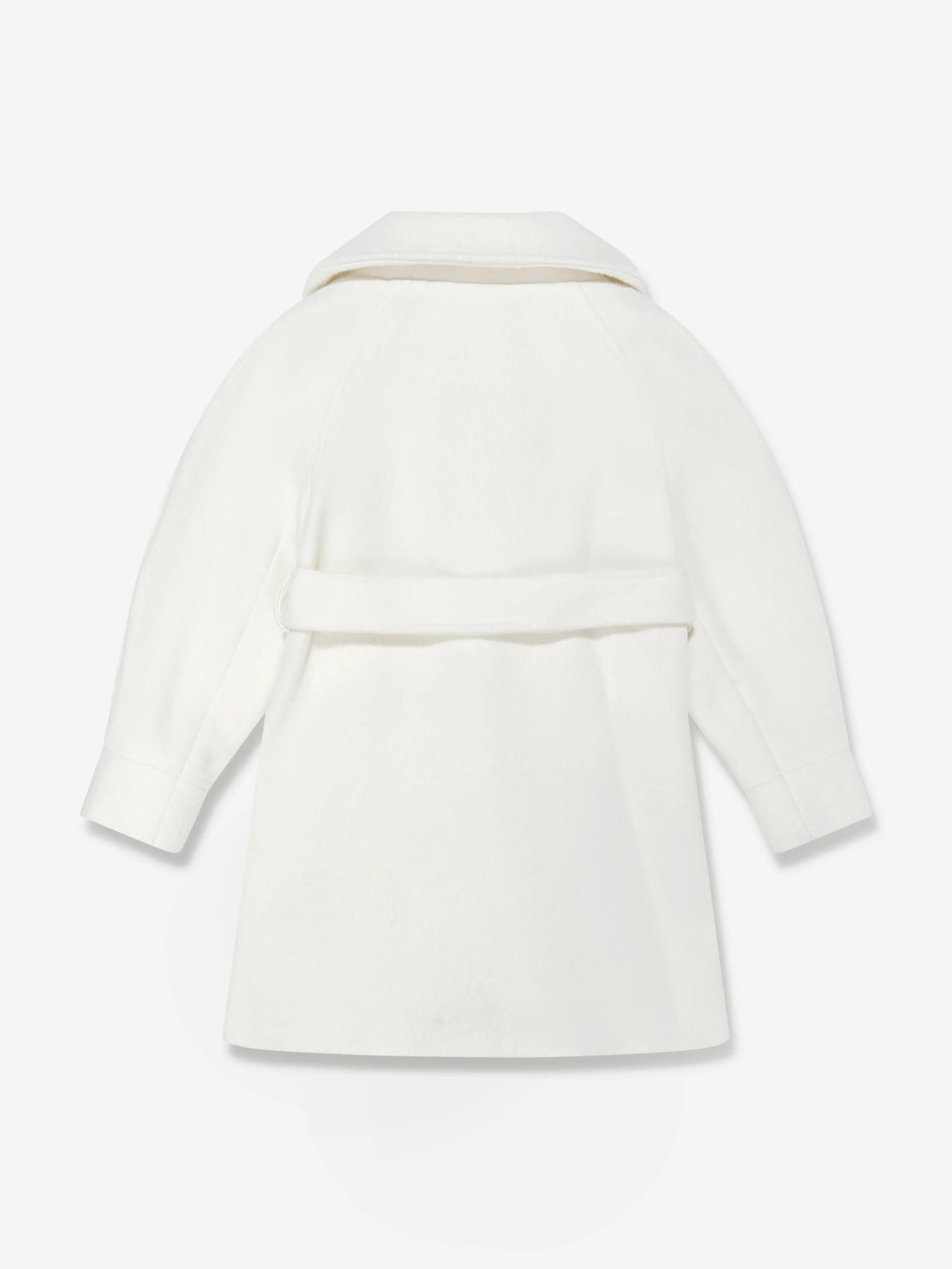 Long White Coat for Girls by Mama Luma,