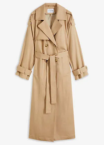 Longline Trench Coat by bonprix | Look Again