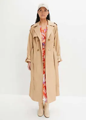 Longline Trench Coat by bonprix | Look Again