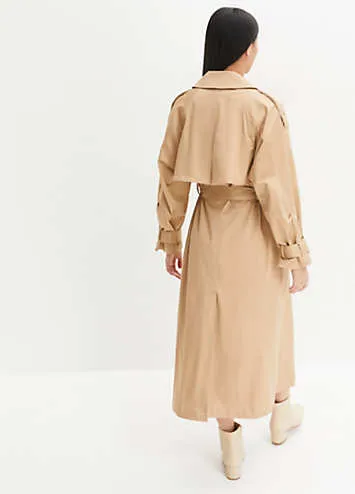 Longline Trench Coat by bonprix | Look Again