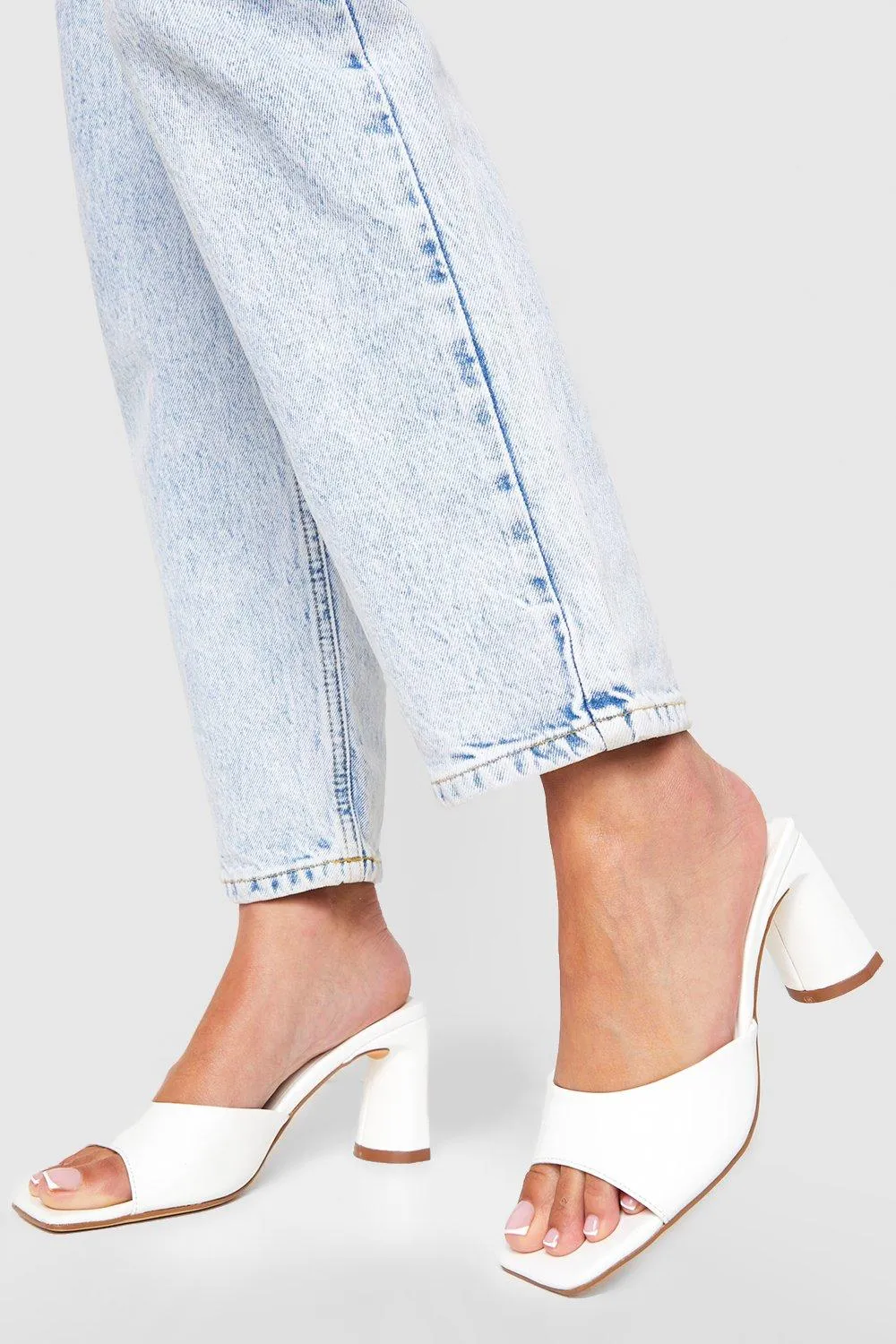 Low Flat Heel Mule