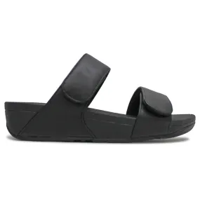 Lulu Adjustable Leather Women's Slides Sandals