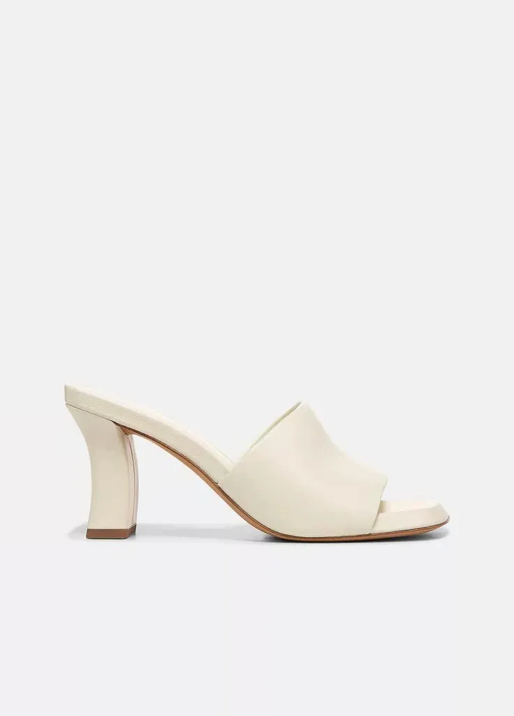 Lulu Heeled Sandals - Marble Cream