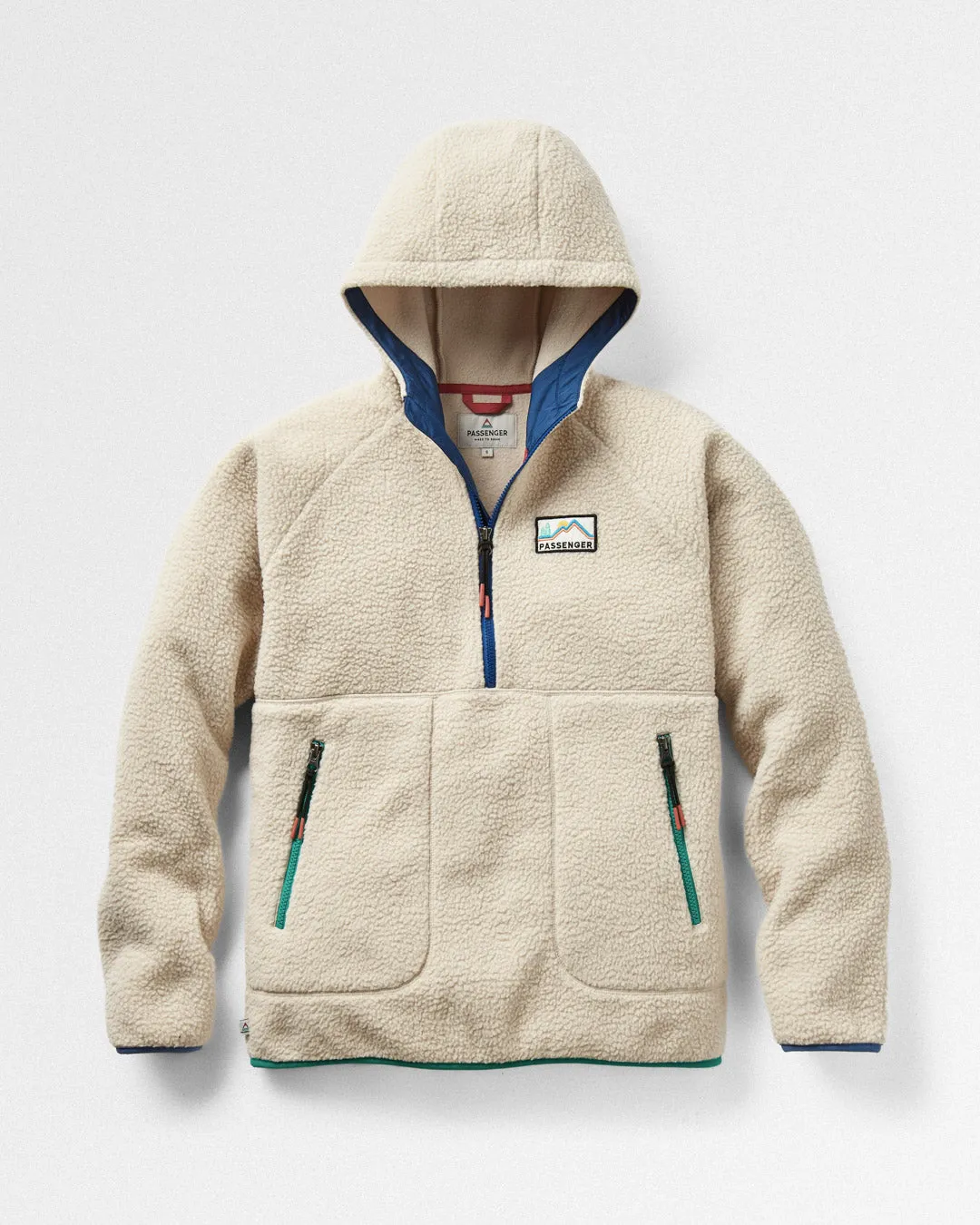 Maine 2.0 Recycled Sherpa Fleece - Oatmeal.