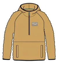 Maine Eco-Friendly Ochre Yellow Sherpa Fleece