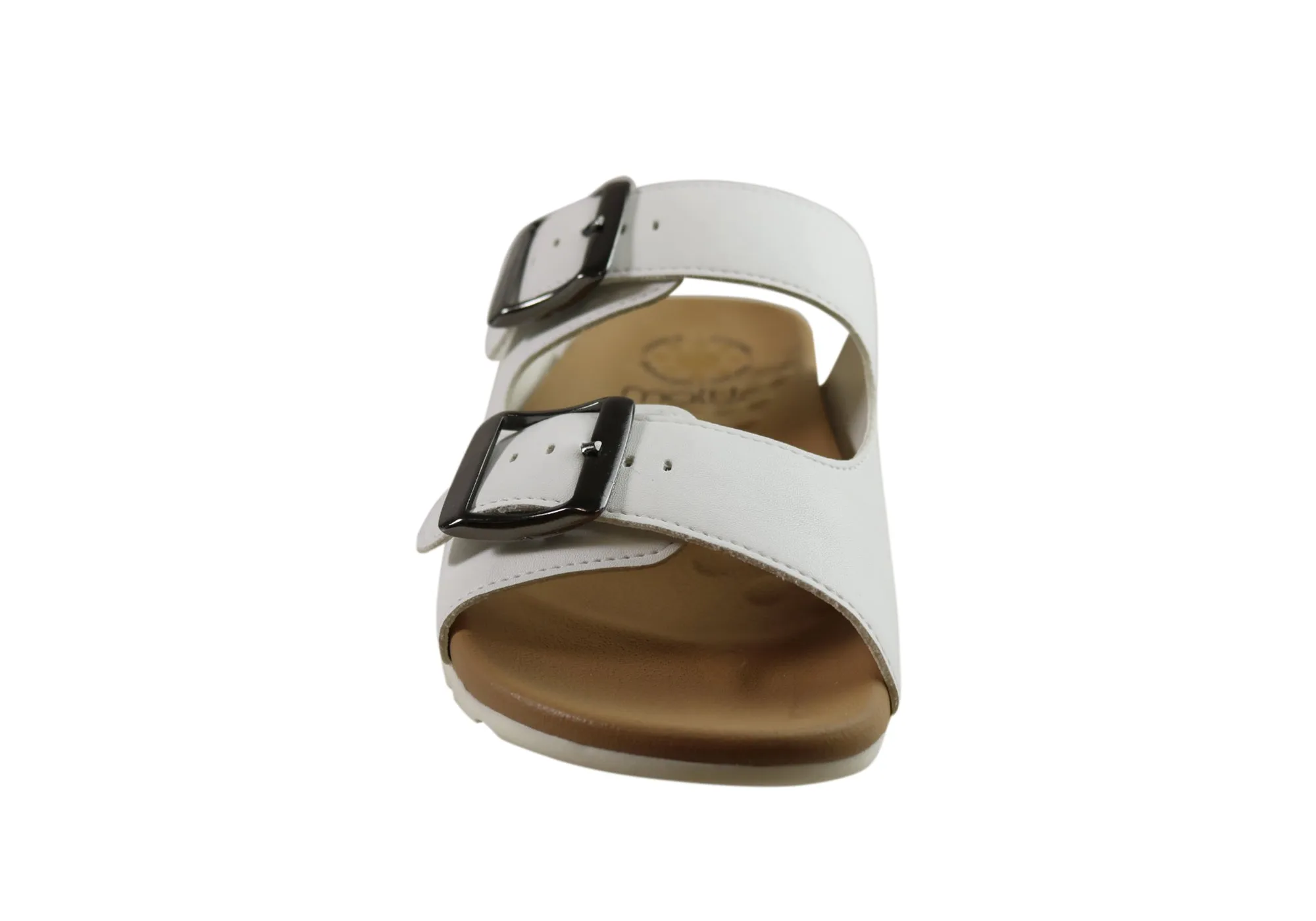 Malu Supercomfort Deim Womens Comfort Slides Sandals Made In Brazil